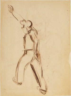 Александровский Алексей Алексеевич. Мужской портрет (двухсторонняя работа)